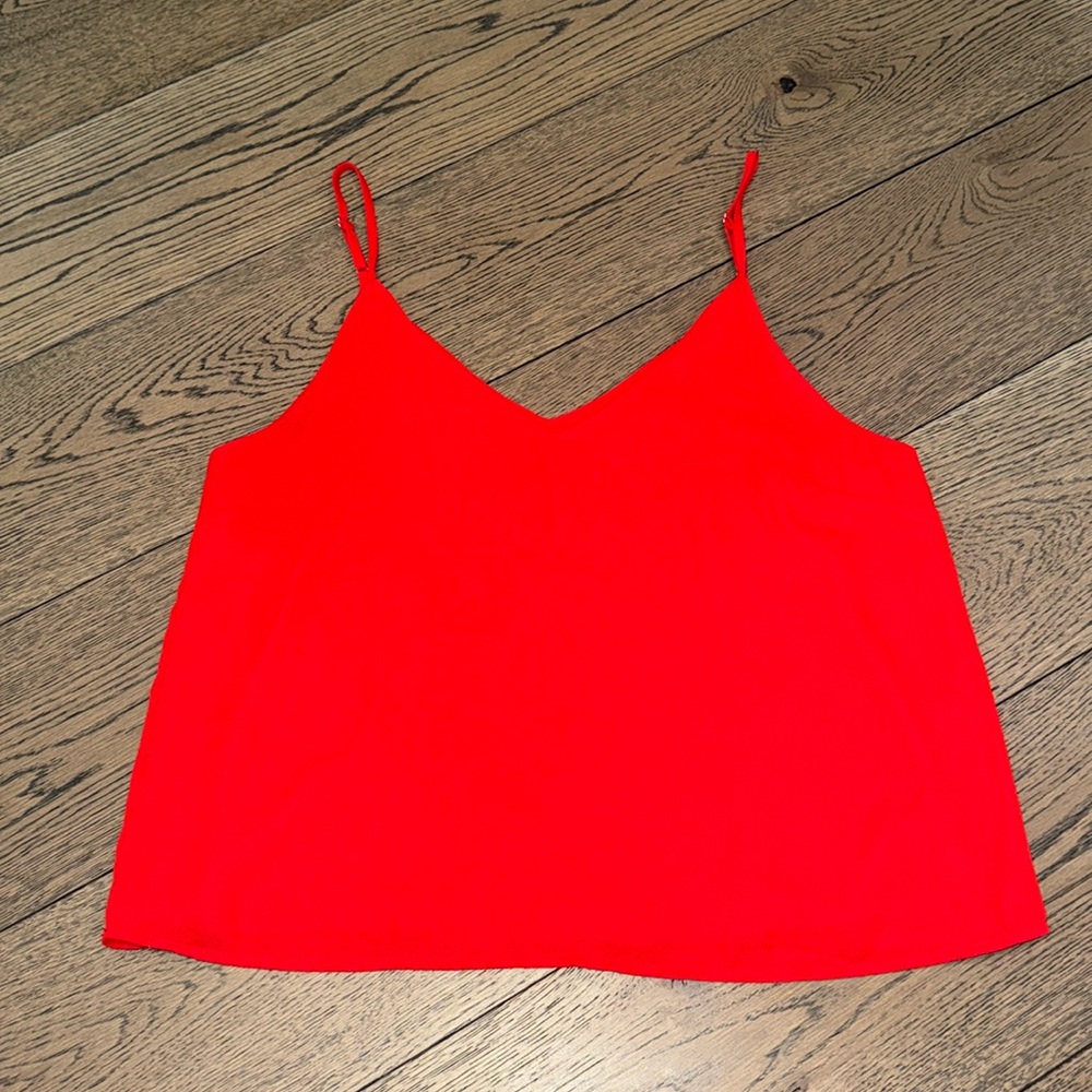 Lulu's Red Spaghetti Strap Tank Top